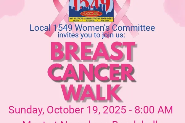 local 1549 breast cancer walk