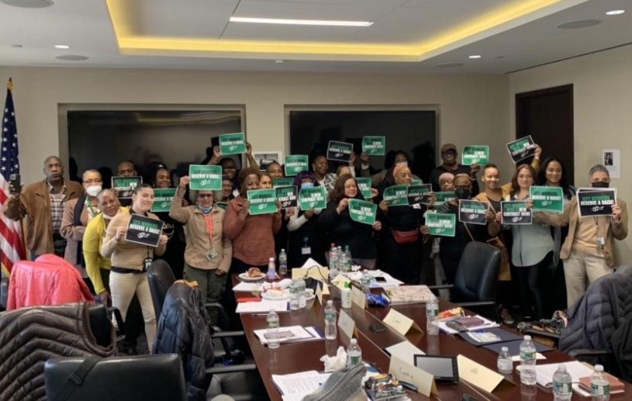 AFSCME Local 1549 for District Council 37 day of action