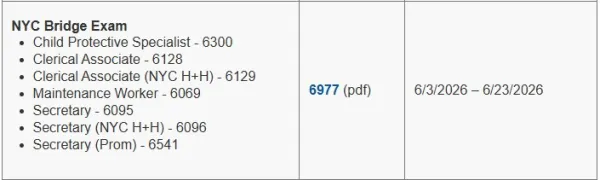 BRIDGE EXAM 2026